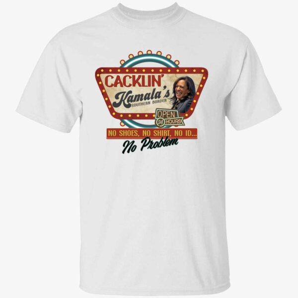 Cacklin Kamala's Open Border TShirt