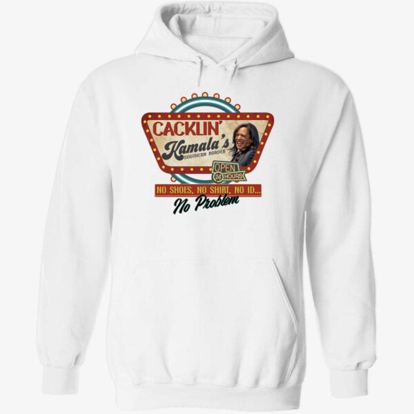 Cacklin Kamala's Open Border T-Shirt