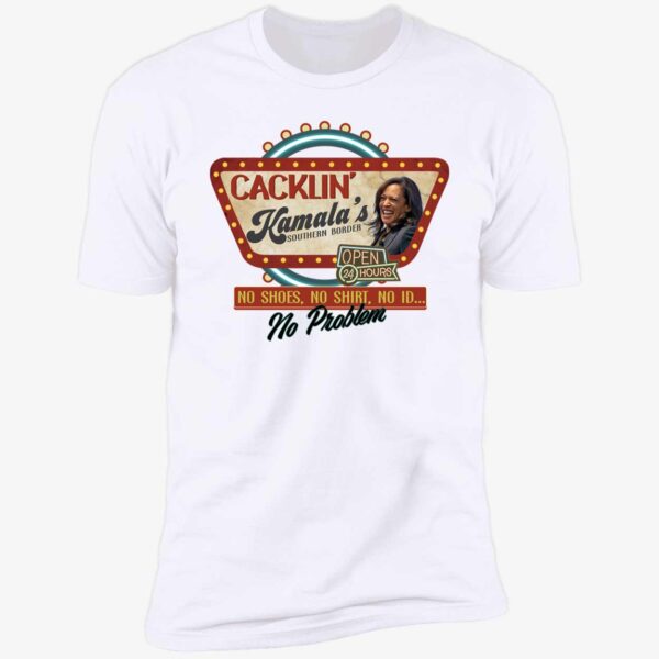 Cacklin Kamala's Open Border T-Shirt