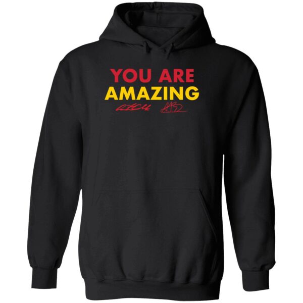 Caitlin Clark And Aliyah Boston You Are Amazing Signarure Shirt