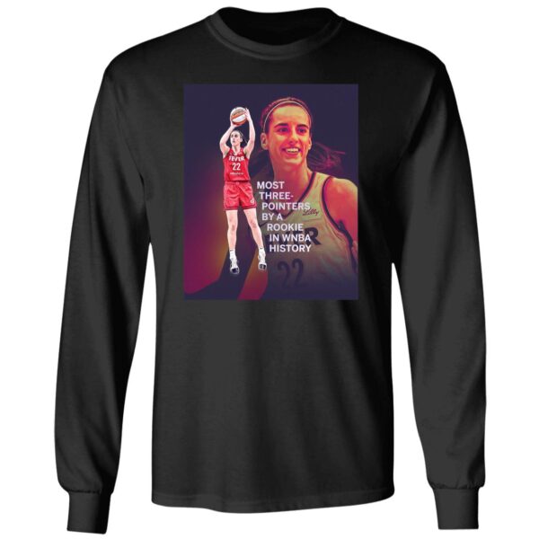 Caitlin Clark Most Three Pointers By A Rookie In Wnba History Shirt