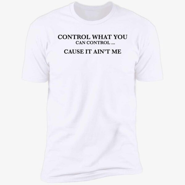 Control What You Can Control Cause It Ain't Me Shirt