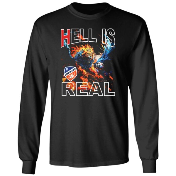 Fc Cincinnati Hell Is Real Firey Pursuit Shirt