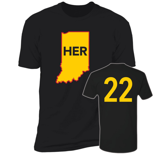 [Front+Back] Caitlin Clark Her Fever Indiana 22 Shirt