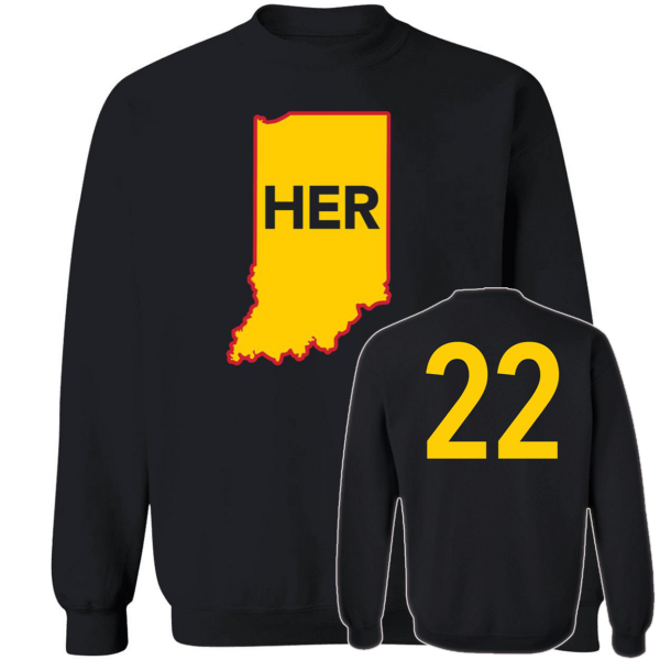 [Front+Back] Caitlin Clark Her Fever Indiana 22 Shirt