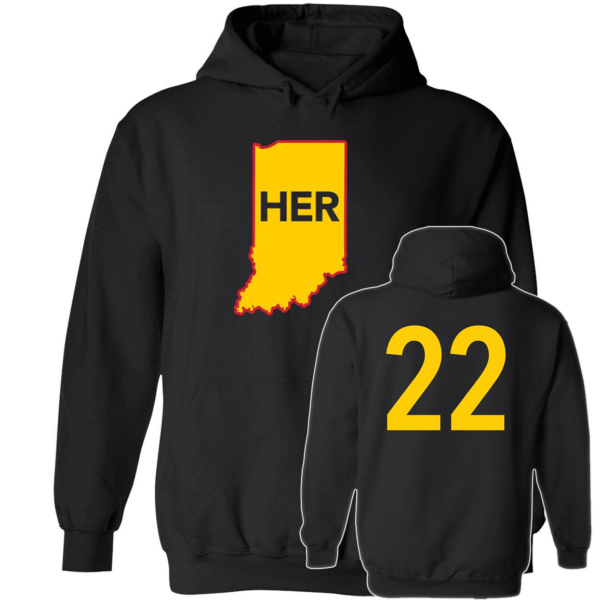 [Front+Back] Caitlin Clark Her Fever Indiana 22 Shirt