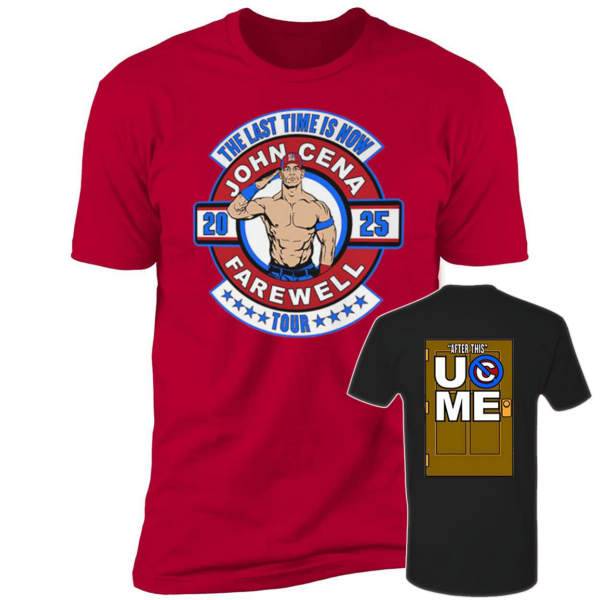 [Front+Back] John Cena The Last Time Is Now Farewell Tour Shirt