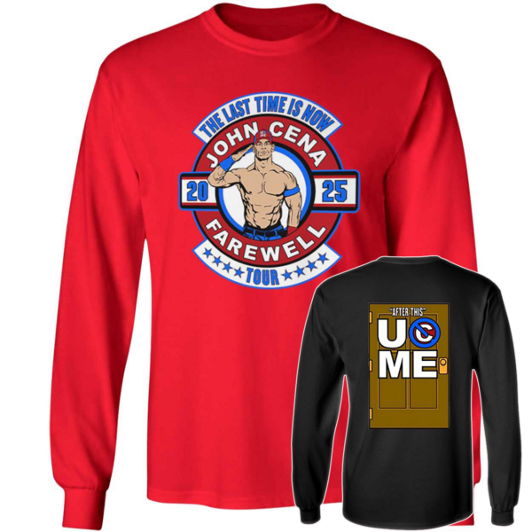 [Front+Back] John Cena The Last Time Is Now Farewell Tour Shirt