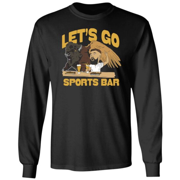 Jason Kelce Buffalo Wild Wings Let's Go Sports Bar Shirt. 4 1