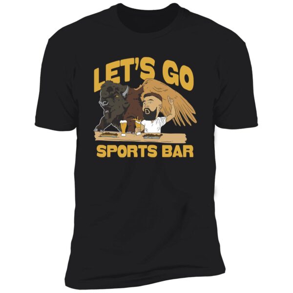 Jason Kelce Buffalo Wild Wings Let's Go Sports Bar Shirt. 5 1