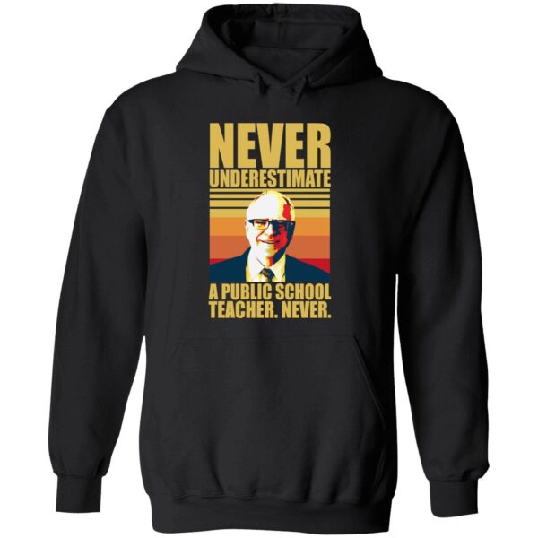 Never Underestimate A Public School Teacher Never Tim Walz Shirt 2 1.jpg