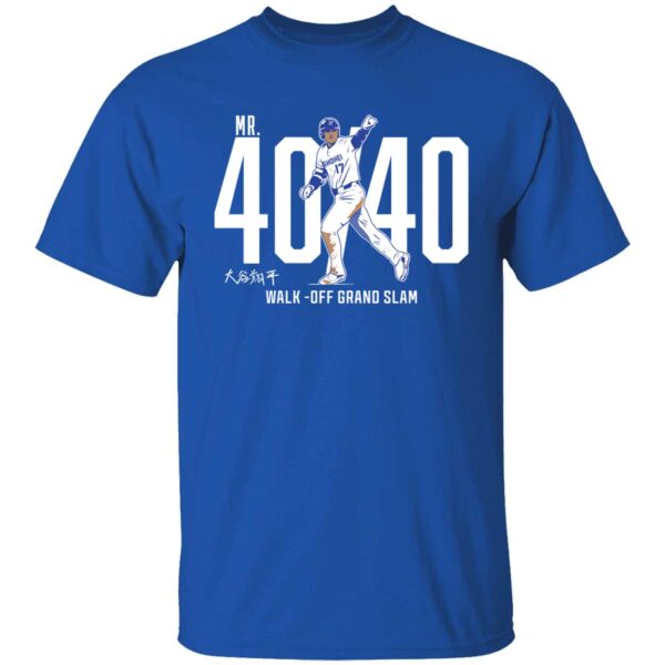 Shohei Ohtani Mr 40 40 Walk Of Grand Slam Shirt 1 1