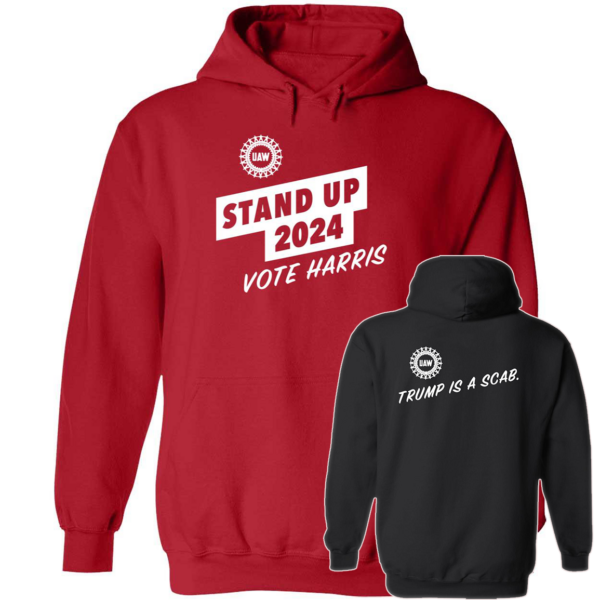 Stand Up 2024 Vote Harris Trump Is Scab Shirt 2.png