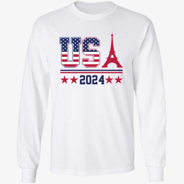 Team Usa Eiffel Tower 2024 Summer Game Shirt