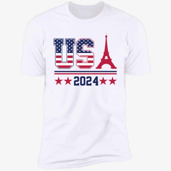 Team Usa Eiffel Tower 2024 Summer Game Shirt