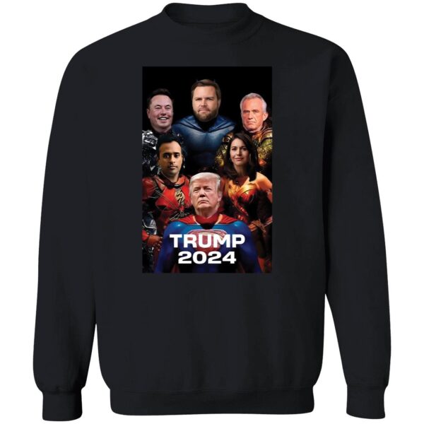 Trump Vance Rfk Jr Musk And Gabbard Superheroes Trump 2024 Shirt