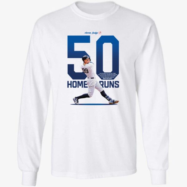 Aaron Judge 50 Home Runs Shirt