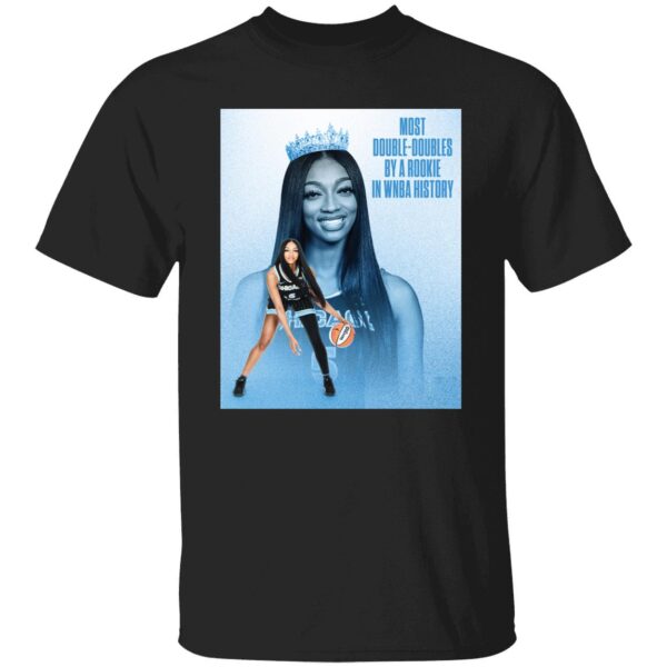 Angel Reese Most Double-doubles By A Rookie In WNBA History Shirt