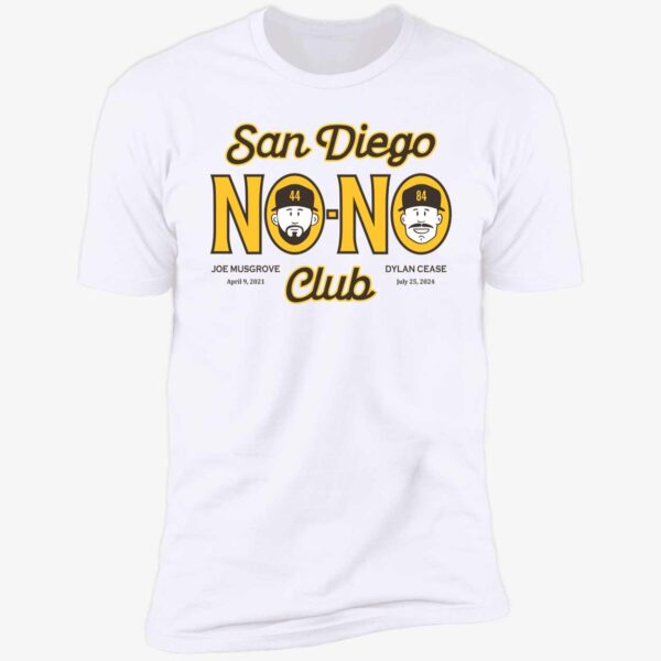 Dylan Cease Joe Musgrove San Diego No-no Club Shirt