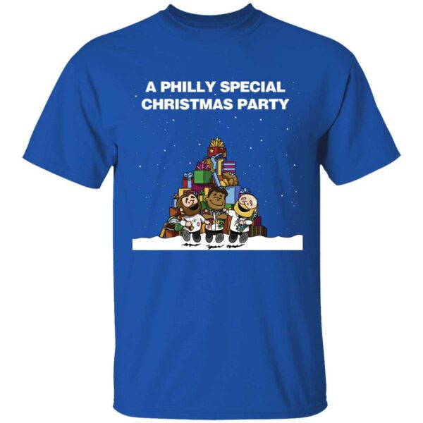 Jason Kelce Lane Johnson Jordan Mailata A Philly Special Christmas Party Shirt