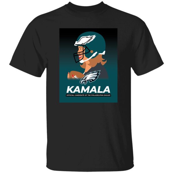 Kamala Harris Official Candidate Of The Philadelphia Eagles Shirt