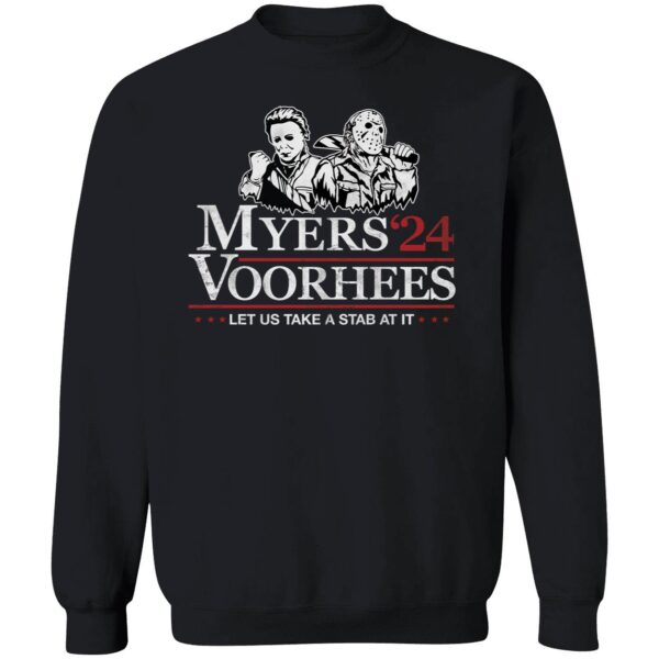 Myers Voorhees 2024 Let Us Take A Stab At It Shirt