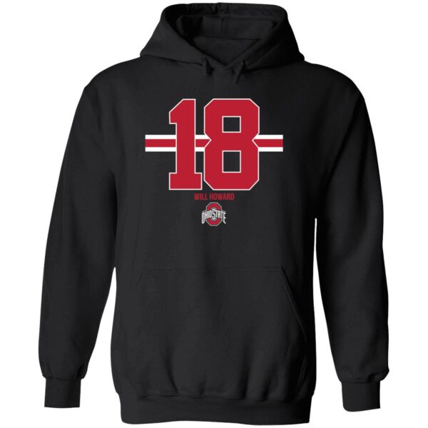 Ohio State Football Will Howard 18 Shirt