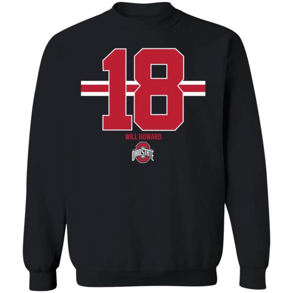 Ohio State Football Will Howard 18 Shirt