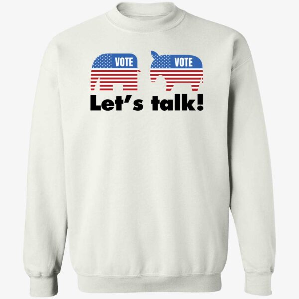 Tom Elstrom Let's Talk Vote Vote Shirt